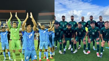 IND 4–0 PAK (FT) | India vs Pakistan SAFF Championship 2023 Result and Highlights: Sunil Chhetri's Hat-Trick Helps Blue Tigers Start Campaign With Emphatic Victory