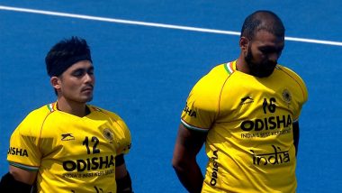 Odisha Train Accident: Indian Hockey Team Wears Black Armbands As Mark of Respect For Victims Against Great Britain in FIH Pro League 2022-23