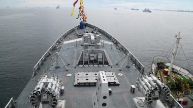 Indian Naval Ship Satpura Arrives in Indonesia to Participate in Multilateral Naval Exercise Komodo and International Fleet Review