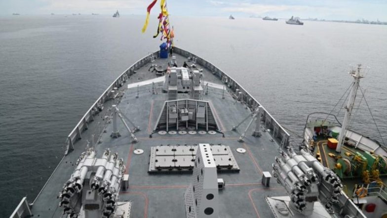 Indian Naval Ship Satpura Arrives in Indonesia to Participate in Multilateral Naval Exercise Komodo and International Fleet Review