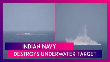 Indian Navy Destroys Underwater Target Using ‘Made-In-India’ Heavy Weight Torpedo