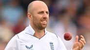 Jack Leach, England Spinner, Ruled Out of Ashes 2023 With Back Stress Fracture