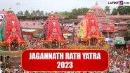 Jagannath Rath Yatra 2023 Date in Puri: Know Rath Yatra History, Significance and More About Odisha's Famous Chariot Festival