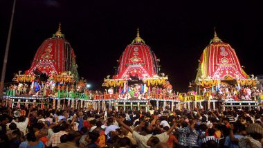 Jagannath Rath Yatra 2023 Live Telecast Online: Watch LIVE Streaming of Holy Car Festival and Get Darshan of Lord Jagannath, Lord Balabhadra and Devi Subhadra at Ratha Jatra Held in Odisha