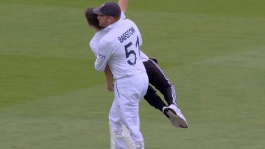 Just Stop Oil Protestors Interrupt Play on Day 1 of Ashes 2023 Second Test, Jonny  Bairstow Picks Up Pitch Invader and Carries Him off the Field (Watch Videos)