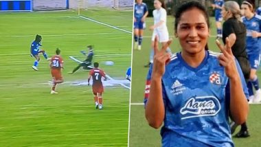 Jyoti Chouhan Becomes First Indian to Score in a European Final, Achieves Feat With Goal for Dinamo Zagreb in Finals of Croatia Women's Cup (Watch Video)