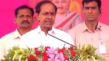 Telangana CM K Chandrasekhar Rao Says 'BRS Is Not an A Team or B Team of Any Party; It Is a Party for Farmers, Dalits, Backwards and Minorities' (Watch Video)