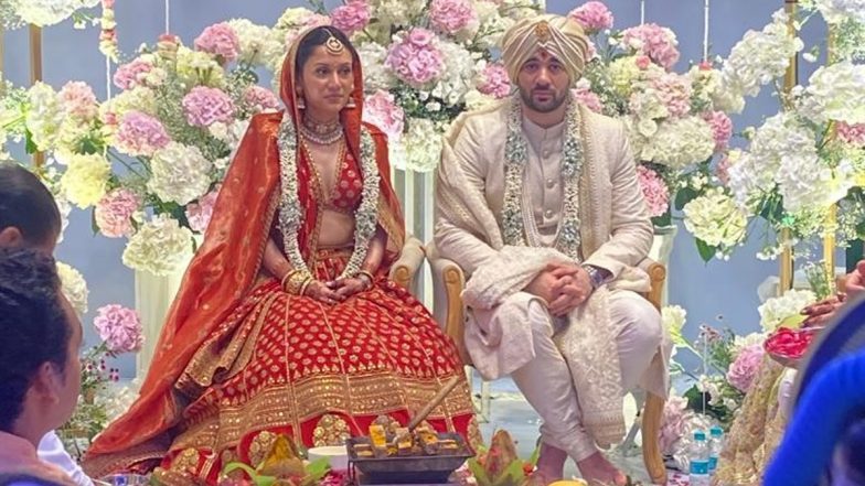 Sunny Deol's Son Karan Deol Marries Drisha Acharya; Check Out First Pics of the Newlyweds!