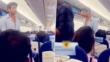 Kartik Aaryan Ditches First Class To Fly in Economy on His Recent Flight, Internet Calls It 'Publicity Stunt' (Watch Video)