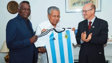 Kerala Ready to Host Lionel Messi's Argentina for International Friendly Match, Says Sports Minister V. Abdurahiman