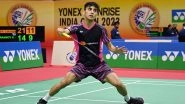 Thailand Open 2023: Lakshya Sen Bows Out After Suffering Defeat to Kunlavut Vitidsarn in Semifinal
