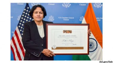 Lalitha Natarajan, Chennai-Based Child Rights Advocate, Wins US' Iqbal Masih Award for Elimination of Child Labour