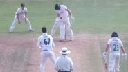 Bizarre! Leicestershire's Louis Kimber Dismissed While Obstructing the Field During County Championship Match (Watch Video)