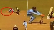 MS Dhoni and Sachin Tendulkar Successfully Plot for Shahid Afridi&rsquo;s Dismissal During India vs Pakistan ODI Match, Old Video Goes Viral