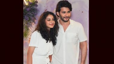 Mahesh Babu–Sitara Ghattamaneni Twin in White at Producer Dil Raju’s Son’s Birthday Bash! Check Out the Father–Daughter Duo’s Pics and Videos From the Event
