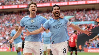 Manchester City Win FA Cup 2022-23 Title As Ilkay Gundogan's Brace Sinks Manchester United 2-1 in the Final