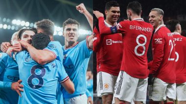 Manchester City vs Manchester United Live Streaming Online, FA Cup 2022–23: How to Watch Live Telecast of FA Cup Final Football Match in Indian Time?