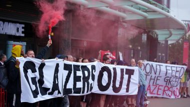 Manchester United Forced to Close Official Megastore Hours After New Home Kit-Release Due to Anti-Glazer Protests (See Pics and Video)