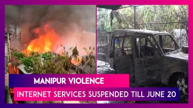 Manipur Violence: Internet Services Suspended Till June 20; Union Minister’s House Set On Fire
