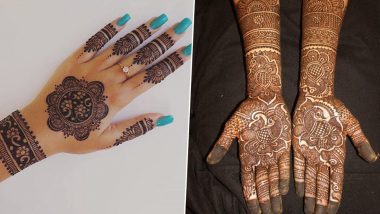 Last-Minute Mehndi Designs for Eid al-Adha 2023: Beautiful Bakrid Mehndi Designs To Add to Your Lovely Celebrations (Watch Tutorial Videos)