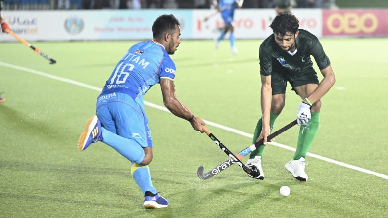 How to Watch India vs Pakistan, Men's Junior Asia Cup 2023 Final Live Streaming Online? Get Free Telecast Details of IND vs PAK Hockey Match Online and Get Timings In IST