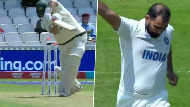 Marnus Labuschagne Wicket Video: Watch Mohammed Shami Castle World No 1 Test Batter After Lunch During Day 1 of IND vs AUS WTC 2023 Final