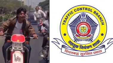 Mumbai Traffic Police Goes 'Deewana' Over Shah Rukh Khan For Talking About Helmet Safety During His #AskSRK Session!