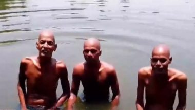 Bahanaga Locals Observe Dasaha Rituals, Perform Mass Mundan To Pay Tribute to Victims of Odisha Train Accident (Watch Video)