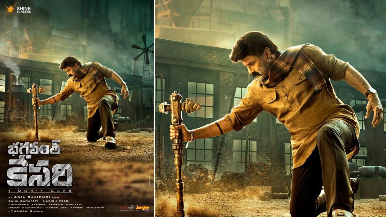 NBK108 Gets Titled As Bhagavanth Kesari! Nandamuri Balakrishna’s First Look From Anil Ravipudi’s Film Unveiled (View Poster)