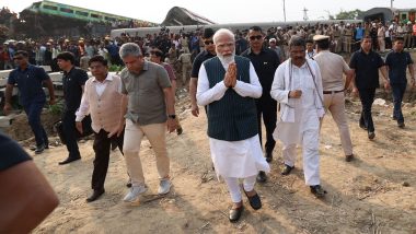 Odisha Train Tragedy: PM Narendra Modi Commends Members of Rescue Teams for Their Work After Three-Train Crash in Balasore