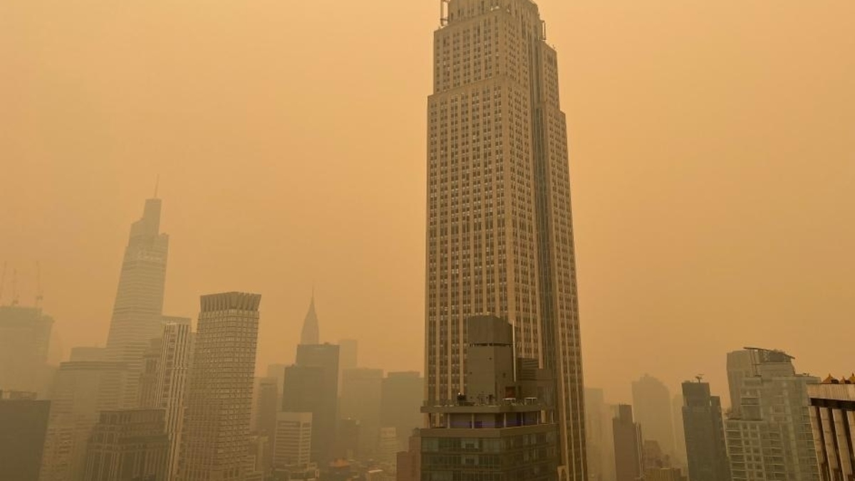 World News Air Quality Alert Issued Across New York As Canadian Wildfire Smoke Returns 🌎 7299