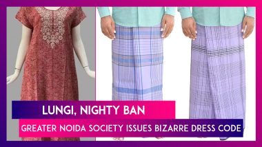 Lungi, Nighty Ban: Greater Noida Society Issues Bizarre Dress Code For Residents In Park & Other Common Areas