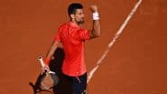 Novak Djokovic vs Carlos Alcaraz, French Open 2023 Live Streaming Online: How to Watch Live TV Telecast of Roland Garros Men’s Singles Semifinal Tennis Match?