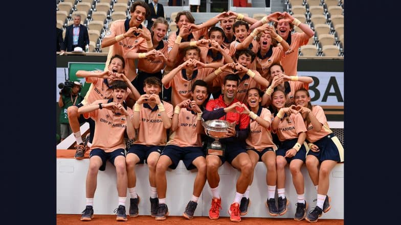 Novak Djokovic Poses With Ball Boys After Winning French Open 2023 Title (View Photo)