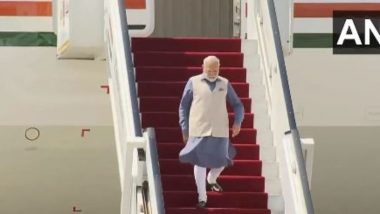 PM Modi in Egypt: Indian Prime Minister Lands in Cairo for First State Visit, Will Hold Bilateral Talks (Watch Video)