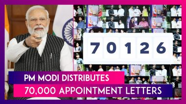 PM Narendra Modi Distributes 70,000 Appointment Letters During ‘Rozgar Mela’