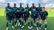 How To Watch Saudi Arabia vs Pakistan, FIFA World Cup 2026 AFC Qualifiers Live Streaming Online in India? Get Free Live Telecast Details of Football Match on TV