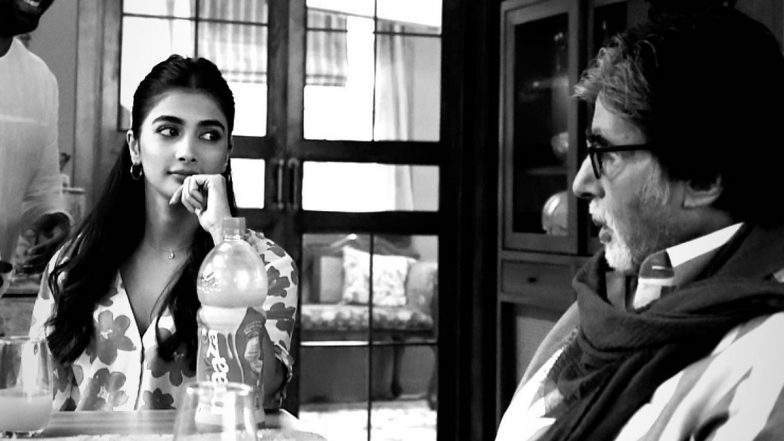 Pooja Hegde Shares an Adorable Pic With ‘Legend’ Amitabh Bachchan While Shooting for a Project!