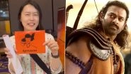 Adipurush: Prabhas' Die-Hard Japanese Fan Travels From Tokyo to Singapore to Watch the Film in Theatre, Video Goes Viral &ndash; WATCH