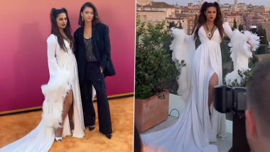 Priyanka Chopra and Zendaya Serve Top-Notch Fashion at Hotel Launch Event in Rome (Watch Videos)