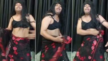 Puneet Superstar in Bra and Saree! Bigg Boss OTT 2 Fame Dances to Shah Rukh Khan-Kajol's 'Suraj Hua Maddham' in New Cringe Video – WATCH