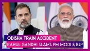 Odisha Train Accident: Rahul Gandhi Hits Out At PM Modi In US, Says &lsquo;BJP & RSS Are Incapable Of Looking Into The Future&rsquo;