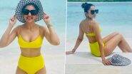 Rakul Preet Singh Serves Major Beach Style Goals in a Neon Bikini Set and Moiré Hat! See Actress’ Sexy Pics From Her Vacay in Maldives