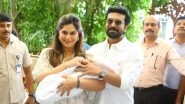 Ram Charan and Wife Upasana Konidela Make First Appearance With Newborn Daughter