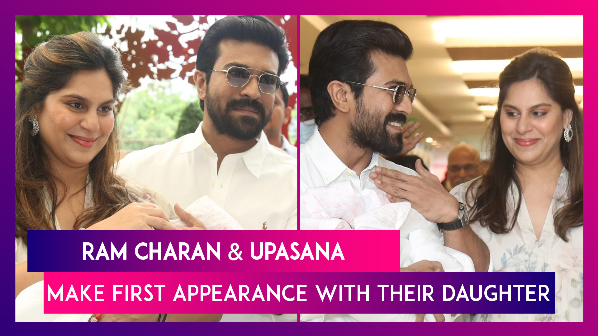 1920px x 1080px - Ram Charan And Upasana Kamineni Konidela Make First Appearance With Their  Baby Girl Outside Hospital | ðŸ“¹ Watch Videos From LatestLY