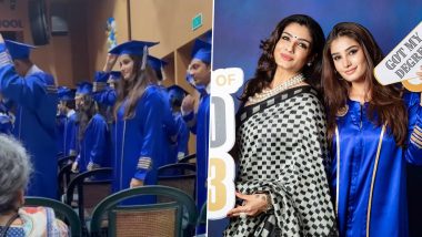 Raveena Tandon Shares ‘Proud Moments’ From Daughter Rasha Thadani’s Graduation Ceremony (View Pics & Watch Videos)