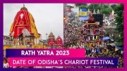 Rath Yatra 2023: Date Of The Famous Chariot Festival Organised At The Jagannatha Temple In Odisha&rsquo;s Puri