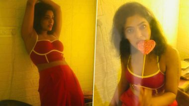 Rima Kallingal Looks Red-Hot in Her Latest Insta Photoshoot as She Sucks on a Heart-Shaped Candy (View Pics)
