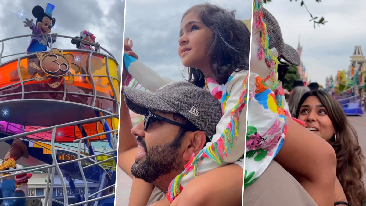 Magical Evening Rohit Sharma Has Fun Time With Wife Ritika Sajdeh and Daughter Samaira, Watch Aww-Dorable Video! 🏏 LatestLY