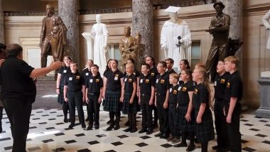 US Capitol Police Stop Rushingbrook Children's Choir From Singing National Anthem in Statuary Hall, Video Goes Viral